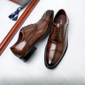 Genuine Leather Men Dress Shoes Formal Social Male Business Wedding Derby for Man Luxury Italian Oxford Loafers Men Dress Shoes