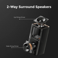 ULTIMEA 7.1.4ch Soundsystem Soundbar, Dolby Atmos&APP Control, Surround Sound System with Subwoofer & 2 Wireless Rear Speakers