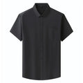 Men's Shirt Plus Size Summer Short Sleeves Tees Business | SAMAG