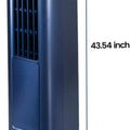 AIRPLUS 12000 BTU Smart Portable Air Conditioner for Bedroom, 700 Sq Ft Cooling & Heating AC with Drainage-free Function, Dehumidifier, Fan, 24h Timer, Blue