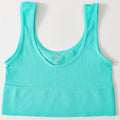 Women's Ribbed Bra Seamless Tank Top Comfort Sports Bralette Wireless Activewear Underwear Stretchy Vest Lingerie Intimates M-XL