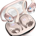 75Hrs Bluetooth 5.3 Earphones IP7 Waterproof Wireless Headphones with ENC Noise Cancelling Mic Deep Bass For Sports Workout Gym