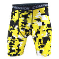 New Men's Compression Shorts Camouflage Sports Fitness Tight Pants Summer Stretch Quick Drying Running Basketball Base Shorts