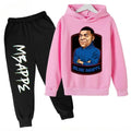 Spring Autumn Children's Hoodie Set Mbappe Print - View 5 | SAMAG