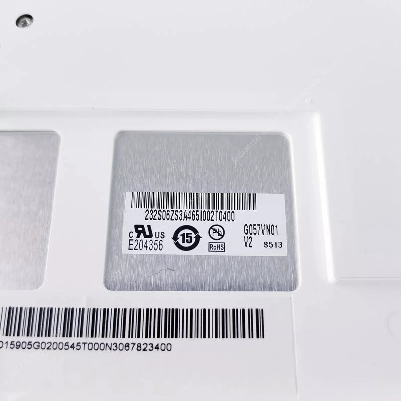 Display lcd original 5, 7 polegadas g057qn01 v1 g057vn01 v2 g057vn01 v.2 g057vn01 v1, novo