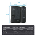 Network Cable Tester LAN Cable And RJ11 Telephone Cable