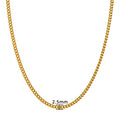 Hiphop Heavy Cuban Link Chains Necklaces Male Gold Color Stainless Steel Long Neck Necklace For Men Women Jewelry 2023 Collares