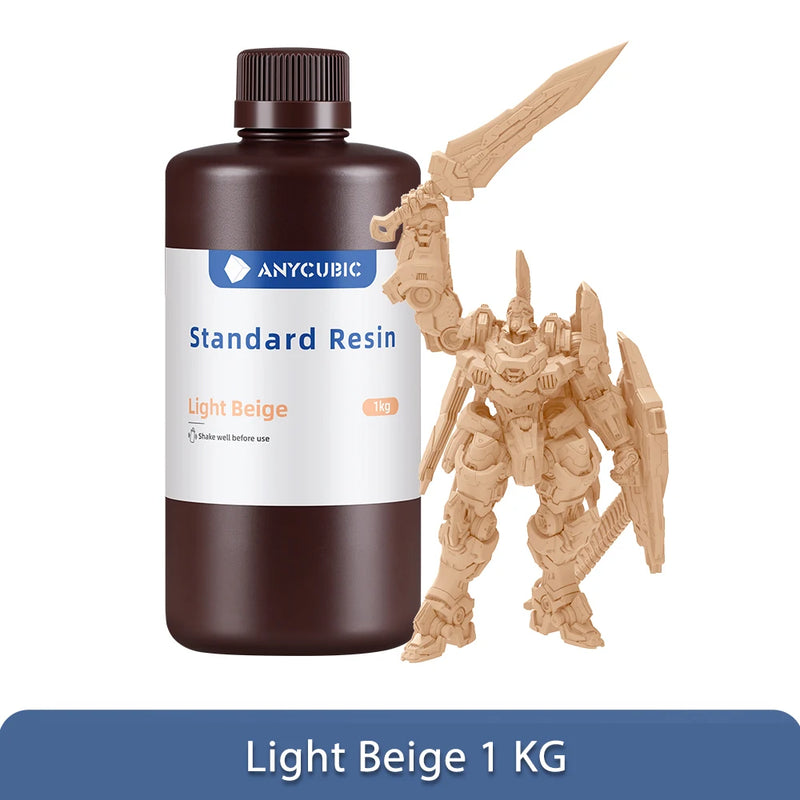 ANYCUBIC 405nm UV Standard Resin / Standard Resin V2 For LCD 3D Printer Photon Mono M7 3D Printing Resin UV Sensitive Resin 1kg