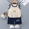 Children Clothing Vest Suit Sets Summer Cotton T - Shirts - View 7 | SAMAG