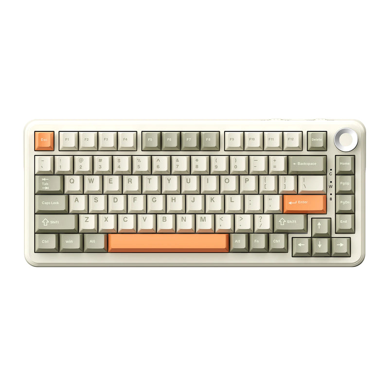 AJAZZ AK820 MAX Wireless office gaming esports mechanical keyboard hot-swappable RGB color settings suitable for PC and laptops