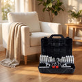 Dumbbell Set with Storage Case Chrome-Plated | SAMAG
