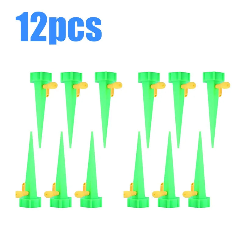 6/12/18/24/36pcs Drip Irrigation Flowers Garden Automatic Plants Pots Set Home Drippers Greenhouse Watering System Watering Can