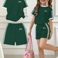 Kids Clothes Girls, , Easy Bow Print Short Sleeve T-Shirt | SAMAG