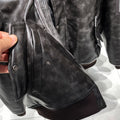 MAMELICCE Original design Removable fur collar jacket Thickened Casual coat Men's clothing Vintage leather jackets overcoats