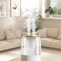 Air Humidifier 2.2L Large Capacity Home Humidifier Mute Mist Maker Double Nozzle Usb Humidifier for Bedroom with LED Night Light