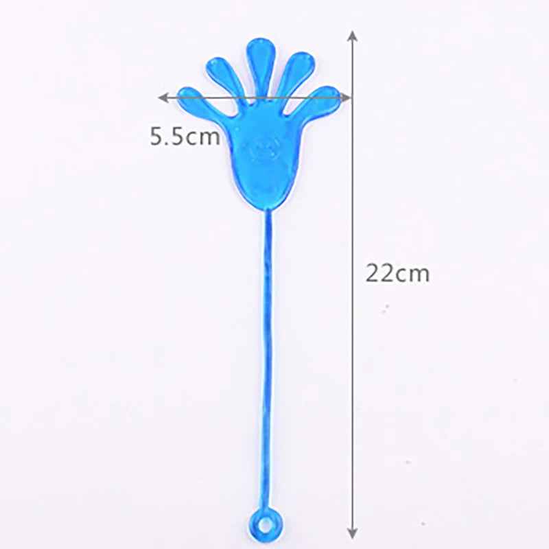 5-50 Pcs Funny Sticky Hands toy Palm Elastic Sticky Squishy Slap Palm Toy Novelty Gift Party Toys Birthday For gift