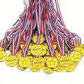 Plastic Gold Winner Award Golden Medals Kids Birthday | SAMAG