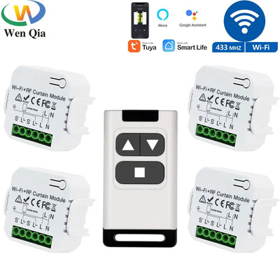 Tuya WiFi RF Smart Curtain Switch Life Wireless Roller | SAMAG
