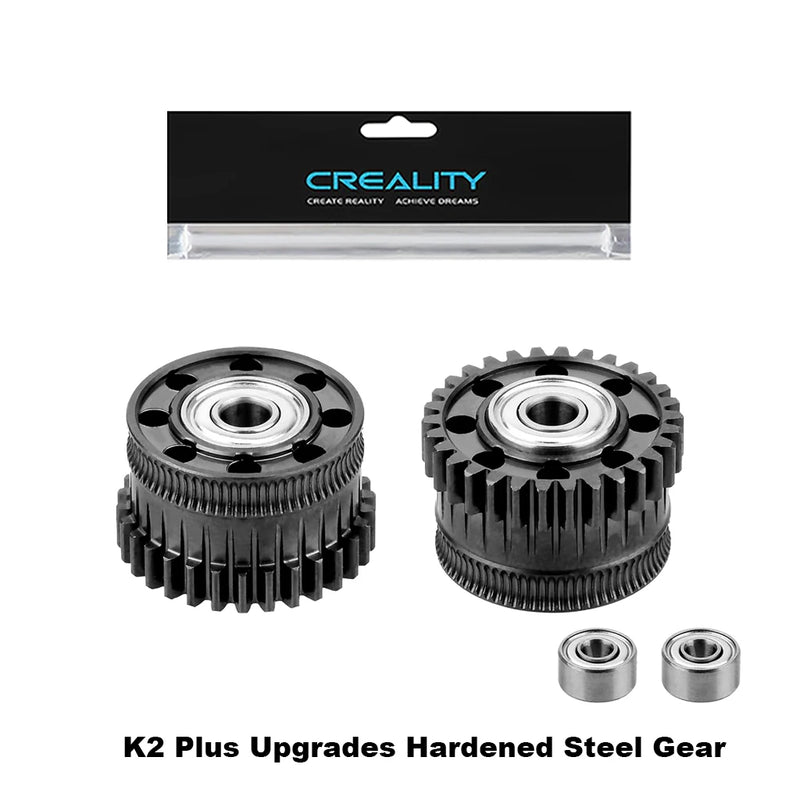 For Creality K2 Plus Extruder Upgrades Gear Kit All Metal Filament Drive Extruder Gear for K2 Plus 3D Printer Accessory