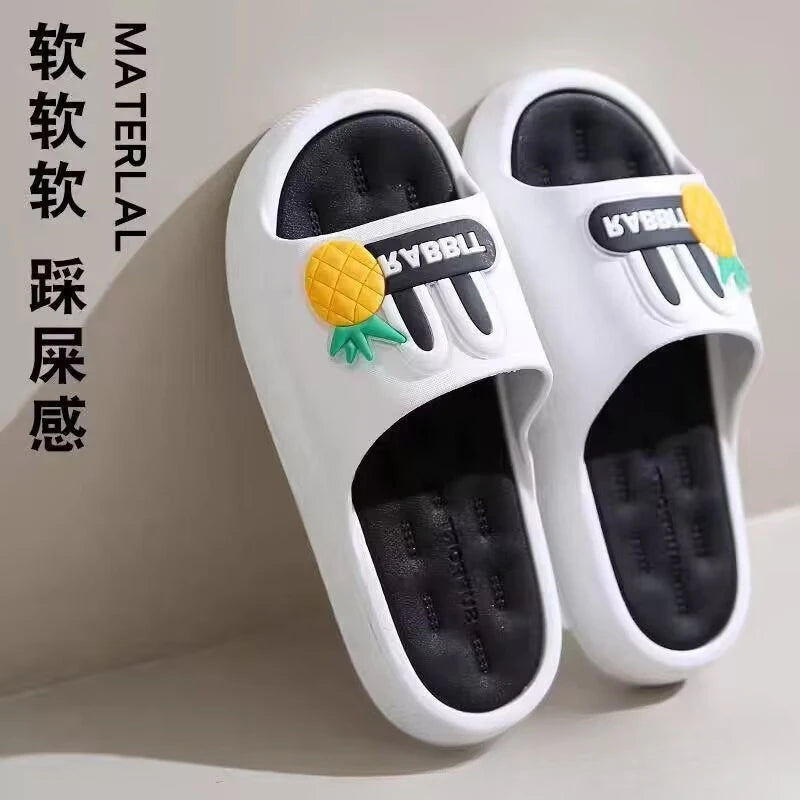 New Women's Outdoor Summer Slippers for Indoor and Home Use Cute Non-slip Soft Sole Thick Sole Casual Wear-resistant Slippers