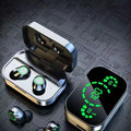 True Wireless Earphones With Dual LED Display . Sleek Metal Design, Long Battery Life, And Reliable Fit