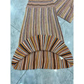 Metallic Colorful Striped Knit Skirt Set Women 2026 New Classic Halter Neck Sleeveless T-Shirt+Slim Versatile Skirt 2-Piece Set
