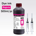 Dye ink Refill kit 500ML For Epson HP 301 302 304 305Xl Canon 40 41 445 446 Brother Lexmark Samsung Dell Inkjet Printer