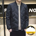 Men's Baseball Collar Mountaineering Down Jacket New Lightweight Gray Duck Down Jacket Men Warm Parkas Winter Cotton-padded Coat