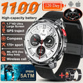 New T-REX3 Ultra 1100mAh Battery SmartWatch 10ATM Waterproof GPS Compass Flashlight 1.7" AMOLED HD Call Sports Smart Watch Men