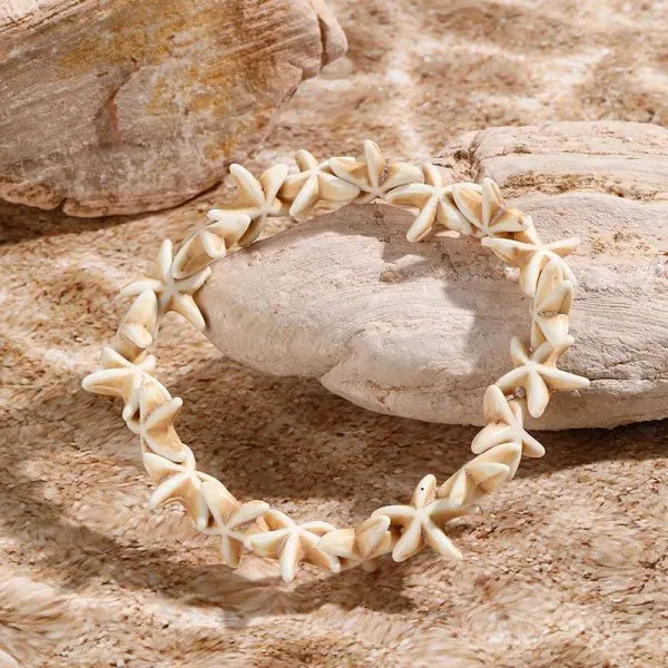 Bohemia Shell Conch Starfish Bracelet for Women Handmade Adjustable Rope Summer Beach Party Jewelry - Visuel 22 | SAMAG
