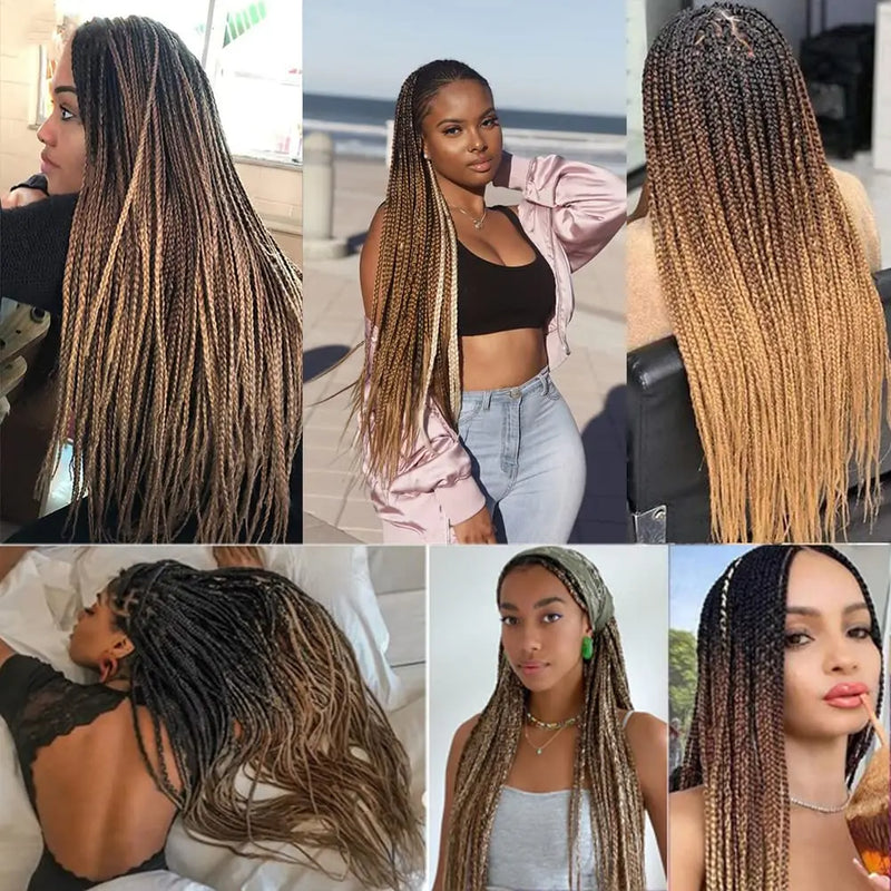 Tereshar 1Pcs 24inch 100g Synthetic Braiding Hair Extensions Jumbo Braiding Hair Twist Crochet Braids Hair for Women