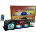12V 4 Channel Car Power Amplifier with Remote Control BT-998 Hifi Audio Home Digital Amplifiers Bass Power Bluetooth Amplifier