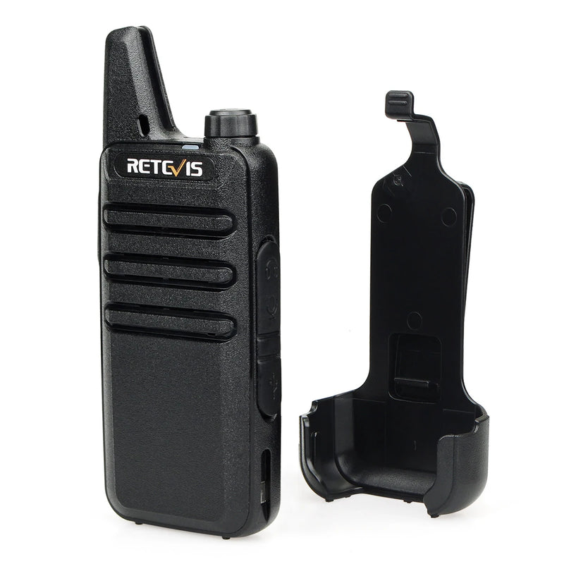 Retevis RT622 Mini Walkie Talkie 2pcs PMR446 Portable Two-way Radio PTT Walkie talkies Communication Radio for Restaurant Hotel