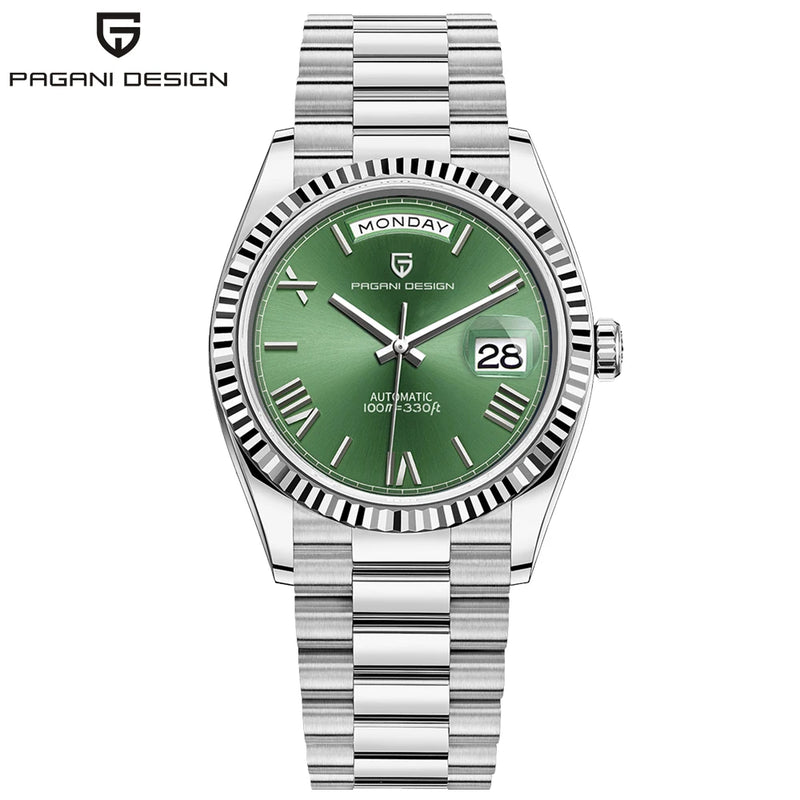 PAGANI DESIGN New Luxury Automatic Watch For Men Mechanical Wristwatch Sapphire crystal waterproof Stainless steel Men Watch