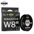 SeaKnight Brand W8 II Series Fishing Line 8 Strands 500m 300m anti-UV anti-saltwater Coating, Multifilament PE Line Braided Wire