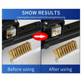 3D Printer Cleaner Tool Copper Wire Toothbrush Copper Brush Handle For Nozzle Heater Block Hotend Cleaning Hot Bed Parts