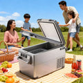 32L/42L Car Portable Electric Cooler Compressor Cooling with Digital Display Temp Control for Home, Outdoor, Camping and Travel