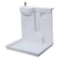 Shower Room Basin Surround Campervan Accessories Acrylic Sinks Pull Out Faucet And Drainer For Choosing