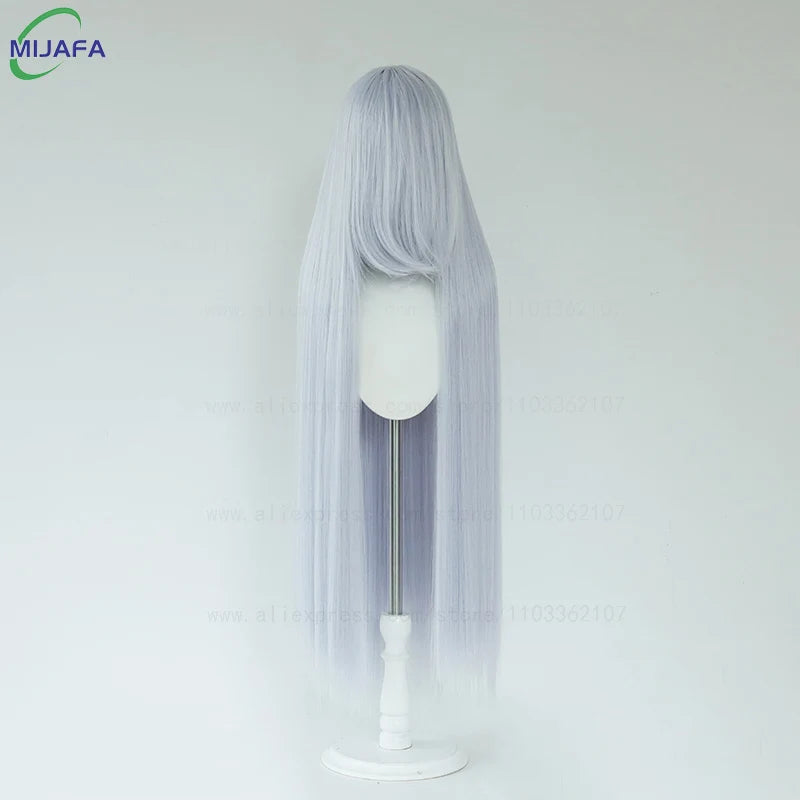 Very High Quality 600g 68 Colors 40 Inch 100cm Long Straight Cosplay Wig With Bangs Heat Resistant Hair Anime Wigs + Wig Cap