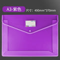 A3 Extra Large Document Bag Snap Button Bag 8k Drawing Paper Simple Data File Painting Work Storage Bag Large Information Bag