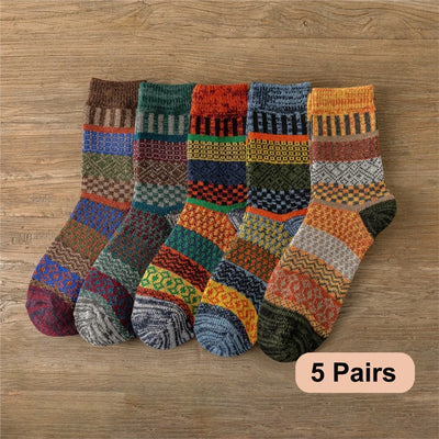 5Pairs/lot New Witner Men Socks Women Lover Thick Warm | SAMAG