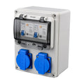 Outdoor Portable Current Box Waterproof Industrial Electric Distribution Cabinet Box with Leakage Protector Circuit Breaker