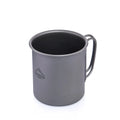 Widesea Camping Mug Titanium Cup Tourist Tableware Picnic Utensils Outdoor Kitchen Equipment Travel Cooking Set Cookware Hiking