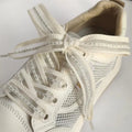 2cm Bow Wide Flat Shoelaces Fish Silk Transparent Striped Shoelaces Sneaker Black Sport Training Shoes Casual Shoes Laces