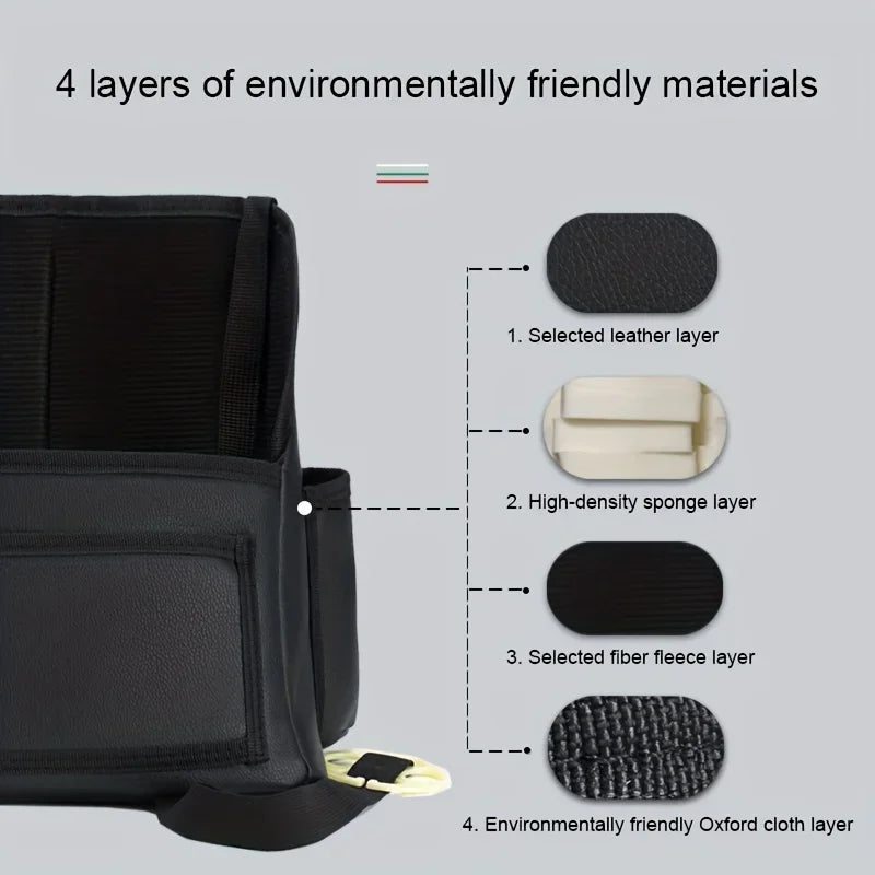 Organize Your Car with This Hanging Storage Bag - Keep Your Car Seat Clean & Tidy!