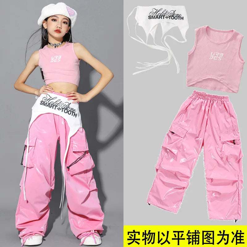 Jazz Dance Clothes For Girls Kpop Outfit Hip Hop | SAMAG