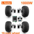 4WD 10 Inch Fat Tire 1000W Electri Beach Cart Brushed Motor Chain Drive Kit With Remote