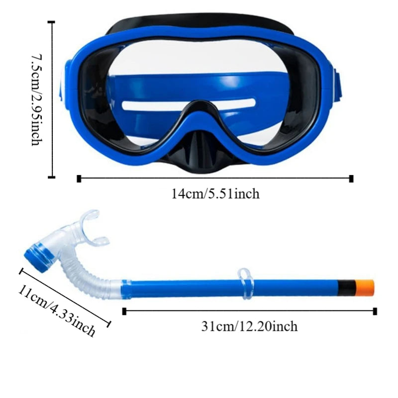 Eyewear Snorkel Set Anti-fog Waterproof Snorkeling | SAMAG