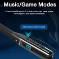 EARDECO 80 Hours Endurance Bluetooth Headphone with Microphone Wireless Headphones Bass Stereo Neckband Earphones Bluetooth 5.3