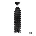 Synthetic Curly Deep Wave Bulk hair For Braiding 20inch No Weft Deep Wave For Braiding Micro Faux Braiding Hair for Boho Braids